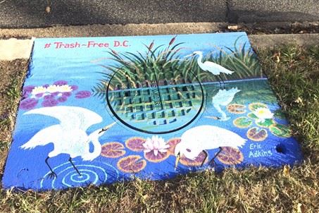 DC example of storm drain painting