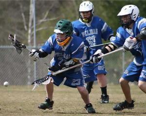 Kids playing lacrosse