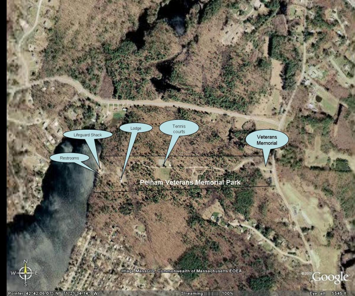 Pelham Veterans Memorial Park Map