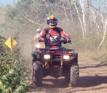Man on 4-Wheeler
